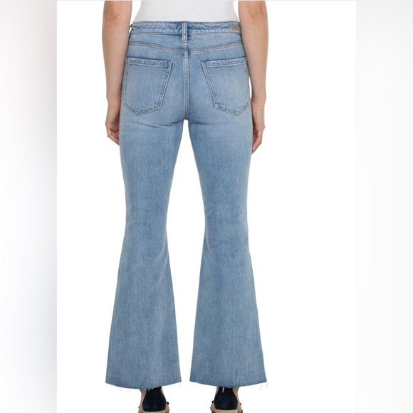 Liverpool Jeans  Hannah High Rise Flare Twist Seam- Frankfurt size 6/28 - Picture 2 of 13